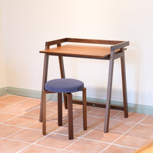 Load image into Gallery viewer, Kantti walnut stool with removable stool cover and Kantti table by Deka
