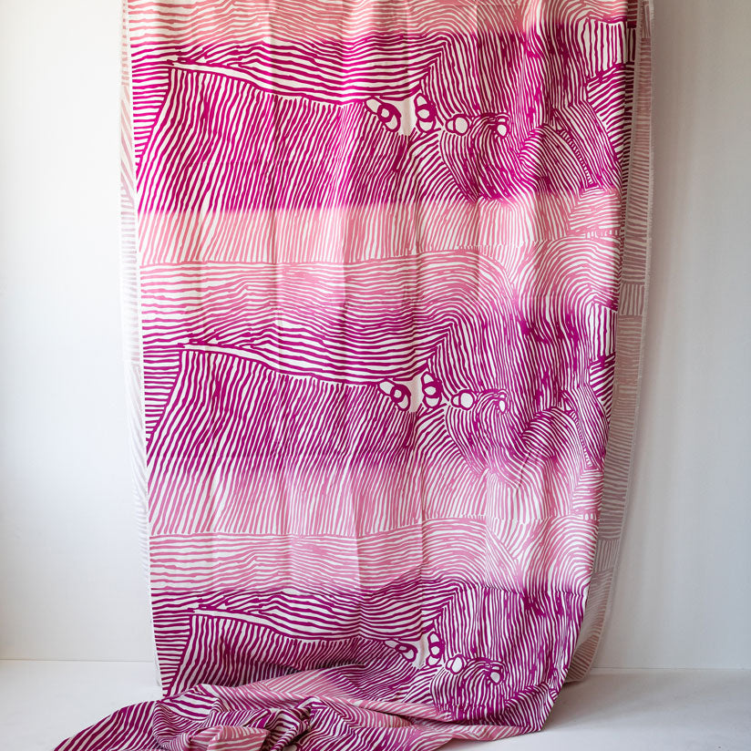 Ikuntji Kuruyultu pink fabric