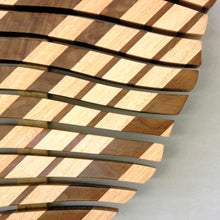 Load image into Gallery viewer, walnut and silver ash object detail
