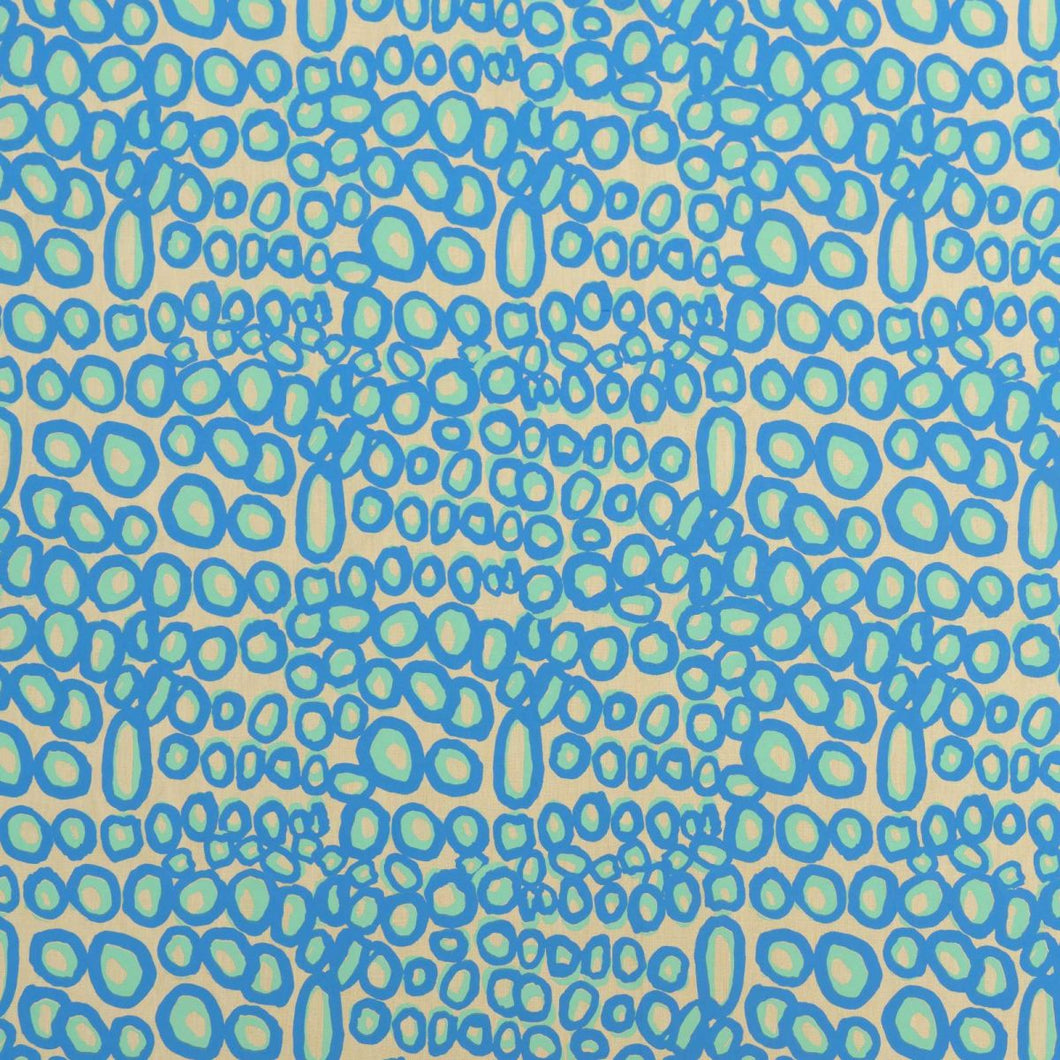 Ikuntji fabric Rockholes blues