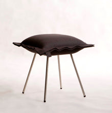 Load image into Gallery viewer, i...stool by deka in black with stainless steel legs
